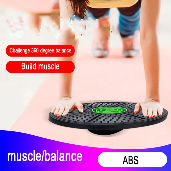Yoga Balance Board Disc Stability Round Plates Exercise