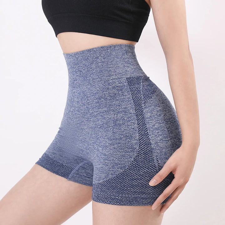 Women Summer Seamless Shorts Gym Push Up Fitness Sports Leggings High Waist Skinny Short Pants Casual Workout Shorts