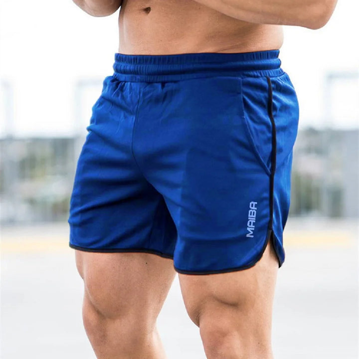 Fitness Breathable Sports Shorts Running Quick Dry Pants Summer Slim Training Quarter Pants