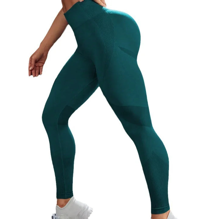 Gym Seamless Yoga Pants Sports Clothes Stretchy High Waist Athletic Exercise
