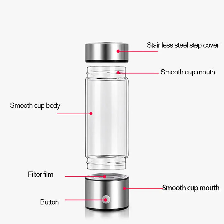 Hydrogen Water Bottle, Portable Hydrogen Water Ionizer