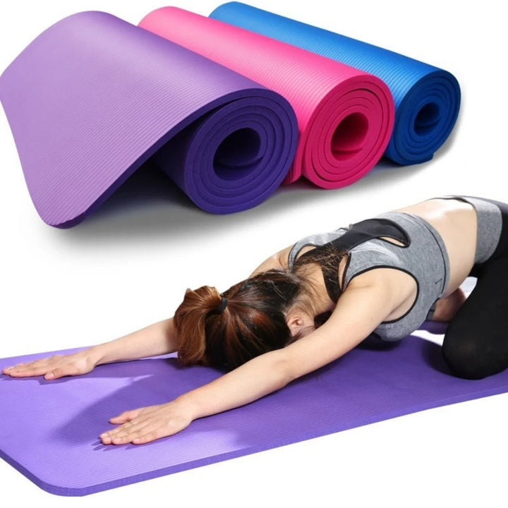 Yoga Mat Anti Skid Sports Fitness Mat Thick EVA Comfort