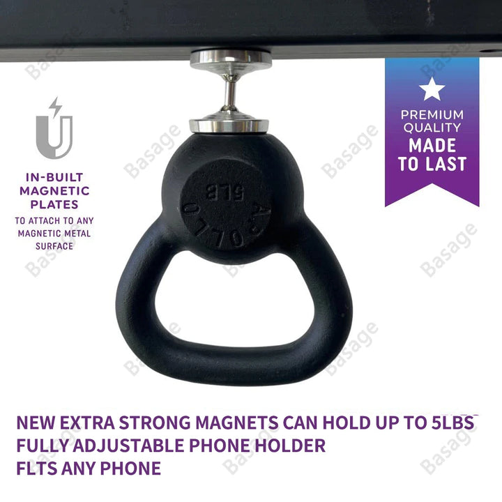Gym Mate Dual Magnetic Phone Mount & Holder.