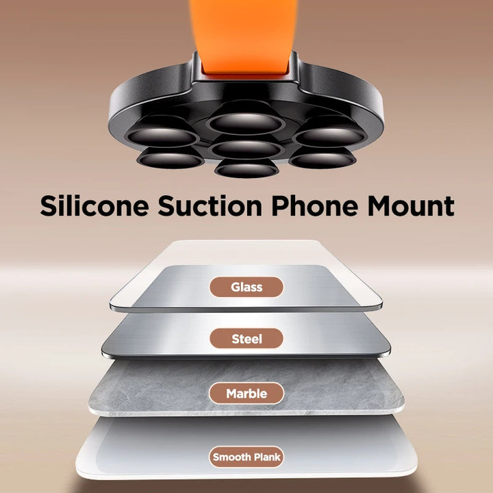 JOYROOM Magnetic Suction Cup Phone Mount, Silicone Suction Phone Case Grip